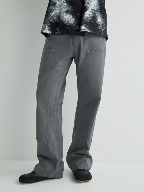 Мужские джинсы MM6 MAISON MARGIELA, Артикул SH0LA0034, серый | 4915598. Ракурс 1