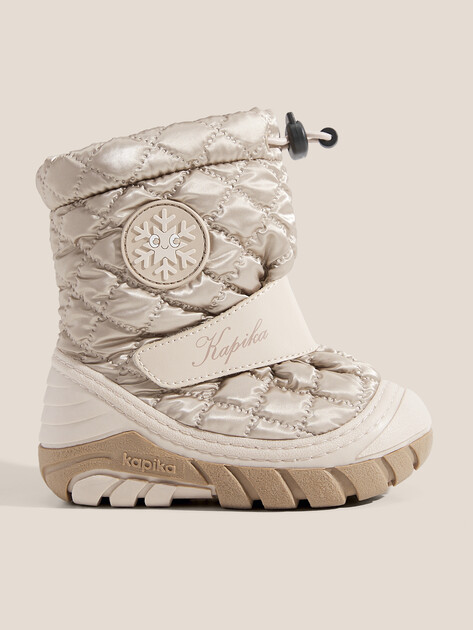 Детские дутики KAPIKA, Артикул 1922д-1, бежевый | 4920641. Ракурс 1