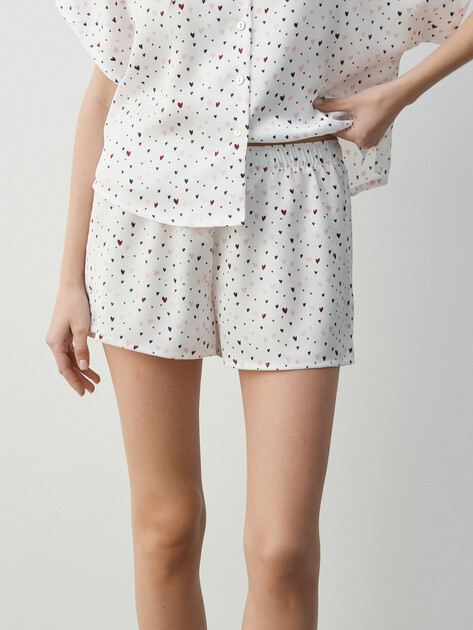 Женские шорты ETAM, Артикул DREAMS - SHORT, белый | 4924022. Ракурс 1