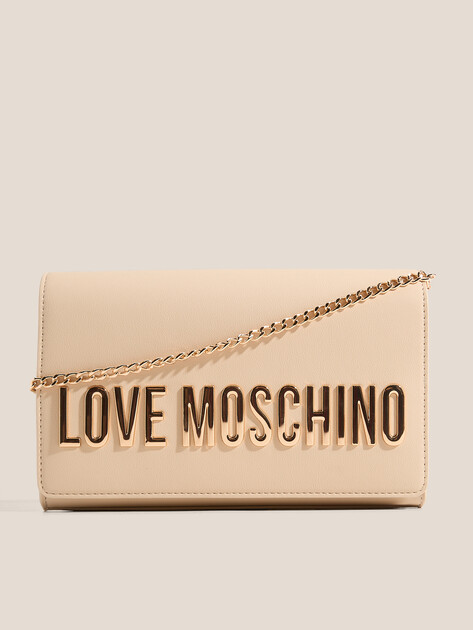 Клатч LOVE MOSCHINO SMART DAILY BAG, Артикул JC4103PP, светло-бежевый | 4924671. Ракурс 1