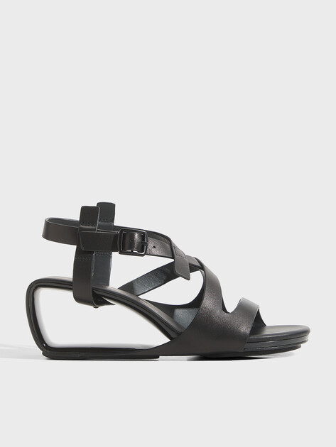 Женские босоножки UNITED NUDE Mobius Straps Mid, Артикул Mobius Straps Mid, черный | 4931234. Ракурс 1