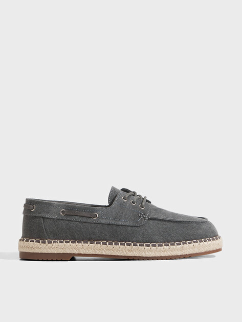 Женские эспадрильи TENDANCE, Артикул YS-58195A-2, темно-серый | 4942433. Ракурс 1