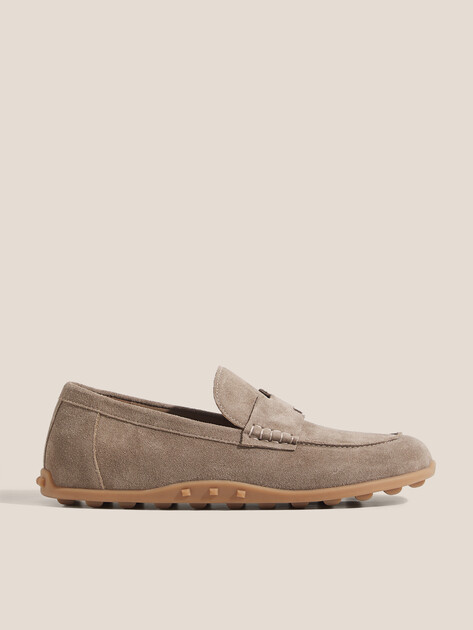 Мужские лоферы TENDANCE, Артикул YS-M58216A-1, серовато-коричневый | 4943607. Ракурс 1
