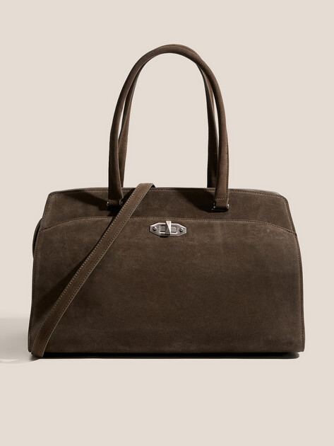 Женский тоут TENDANCE, Артикул MRH25-306L, коричнево-зеленый | 4946683. Ракурс 1