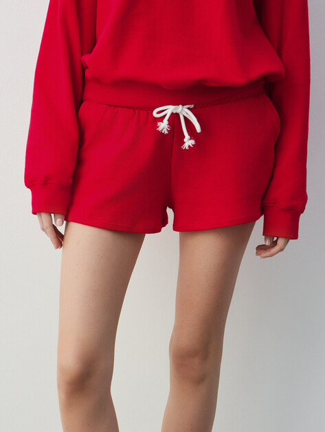 Женские шорты ETAM, Артикул GLENN - SHORT, красный | 4949274. Ракурс 1