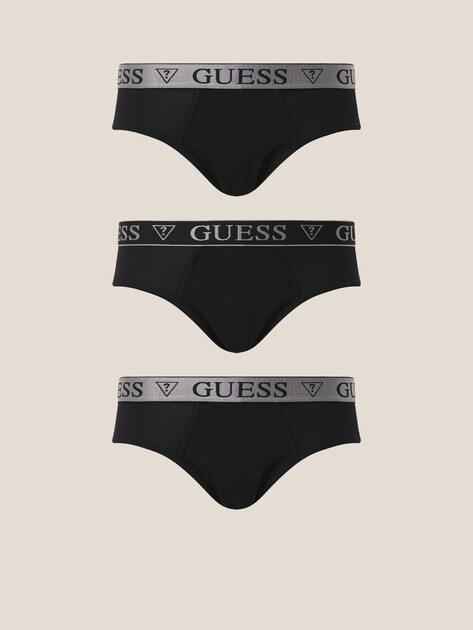 Мужские трусы 3 шт. GUESS BRIEF 3PACK, Артикул U5BG66KCD31, черный | 4952159. Ракурс 1