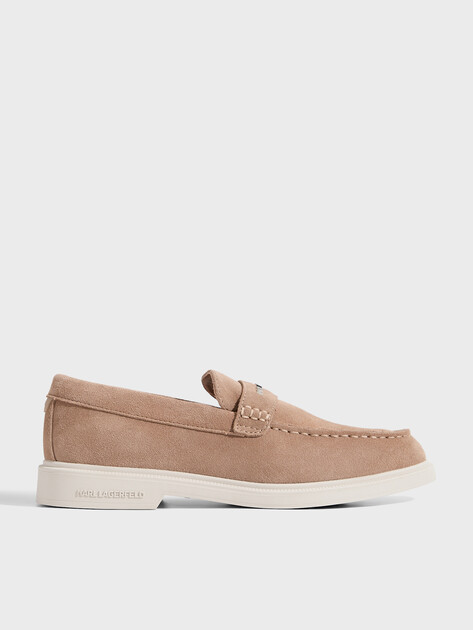 Мужские лоферы KARL LAGERFELD KORI Loafer, Артикул KL21412, пыльно-бежевый | 4957352. Ракурс 1