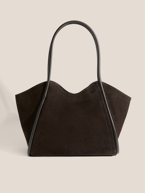 Женский тоут MAISON DAVID, Артикул LAURA, шоколадный | 4963060. Ракурс 1