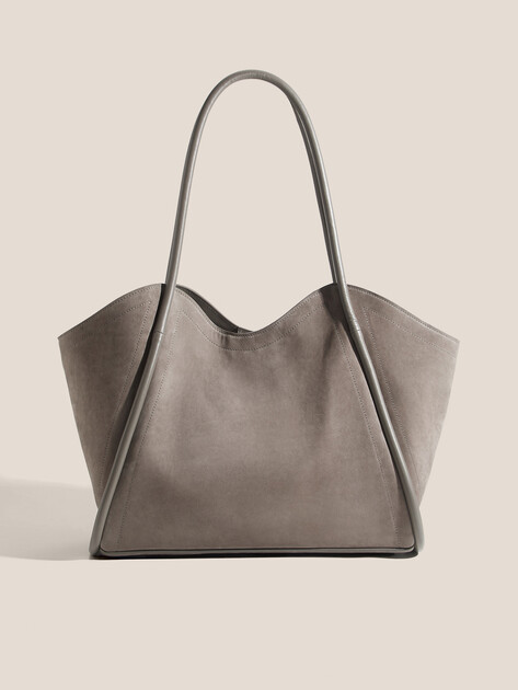 Женский тоут MAISON DAVID, Артикул LAURA, зеленовато-серый | 4963086. Ракурс 1