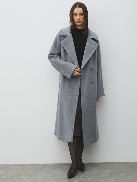 Женское пальто MAISON DAVID, Артикул ARMELLE_LONG, серый | 4965859. Ракурс 1