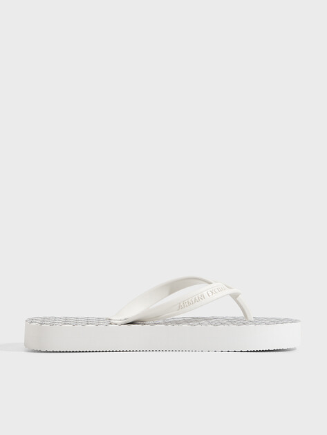 Женские вьетнамки ARMANI EXCHANGE COOPER, Артикул XDQ010, белый | 4971318. Ракурс 1