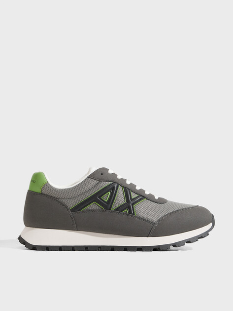 Мужские кроссовки ARMANI EXCHANGE DROP, Артикул XM001960, серый | 4971396. Ракурс 1
