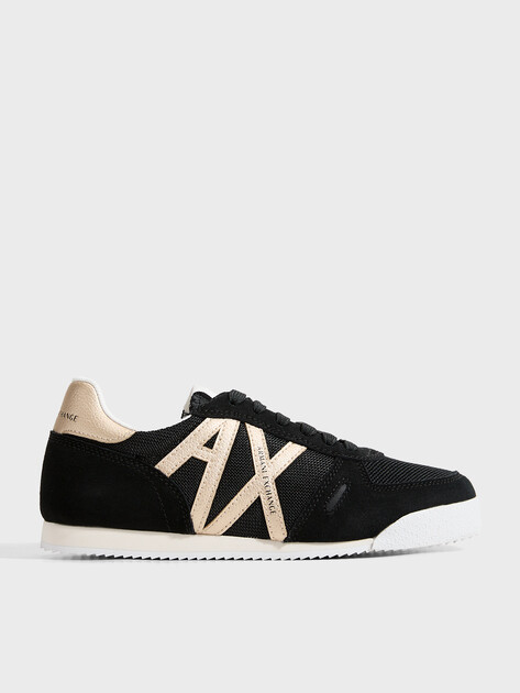 Женские кроссовки ARMANI EXCHANGE TRIP, Артикул XW002794, черный | 4972089. Ракурс 1