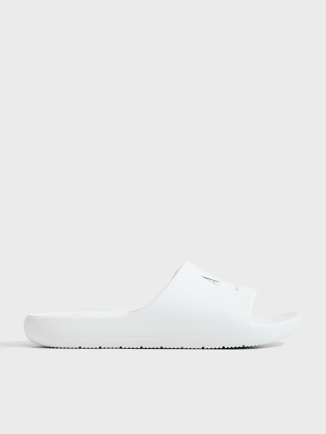Женские сланцы ARMANI EXCHANGE SANDAL SATINATED, Артикул XW002845, белый | 4972140. Ракурс 1