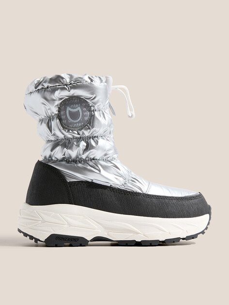 Детские дутики КОТОФЕЙ, Артикул 664993-41, серебряный | 4977706. Ракурс 1