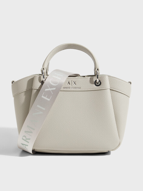 Женский тоут ARMANI EXCHANGE WAVE SHOPPING S, Артикул 942927, бледно-серый | 4979501. Ракурс 1