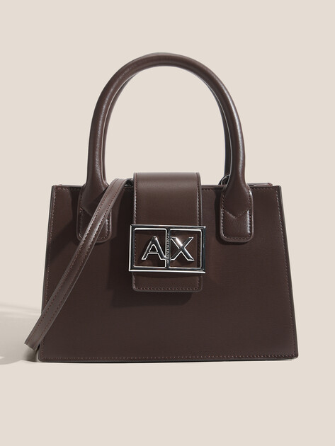 Женская сумка  ARMANI EXCHANGE JODIE TOTE S, Артикул XW000306, темно-коричневый | 4979626. Ракурс 1