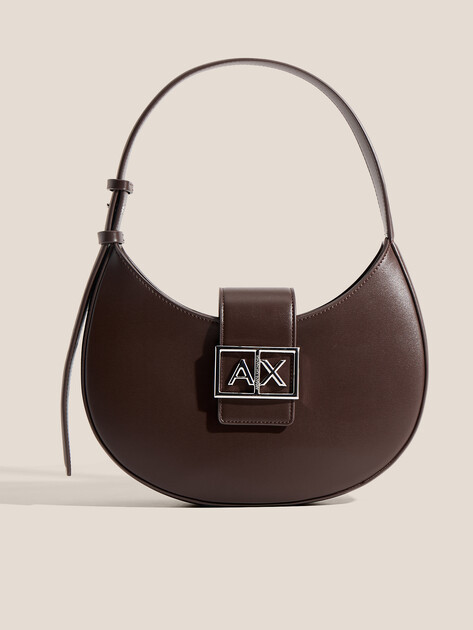 Женская сумка  ARMANI EXCHANGE JODIE HOBO, Артикул XW002565, темно-коричневый | 4979782. Ракурс 1