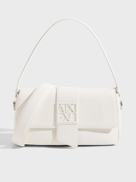 Женская сумка  ARMANI EXCHANGE SUSY SOFT SHOULDER, Артикул XW002592, белый | 4979808. Ракурс 1