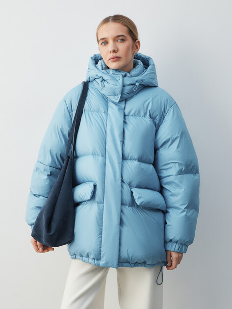 Женский пуховик MARC O'POLO, Артикул 5000006955, серовато-голубой | 4990821. Ракурс 1