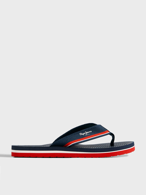 Мужские вьетнамки PEPE JEANS WEST BOAT M, Артикул PMS700021, темно-синий | 4995533. Ракурс 1