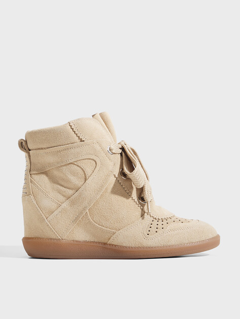 Женские кеды на танкетке BRONX jae-yy, Артикул 47671-C, бежевый | 5000575. Ракурс 1