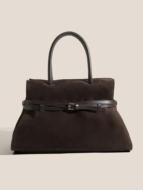 Женский тоут MAISON DAVID, Артикул NELLY, шоколадный | 5004511. Ракурс 1