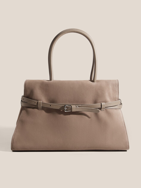 Женский тоут MAISON DAVID, Артикул NELLY, серо-бежевый | 5009034. Ракурс 1