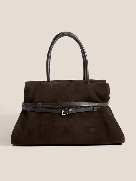 Женский тоут MAISON DAVID, Артикул NELLY, темно-коричневый | 5009038. Ракурс 1