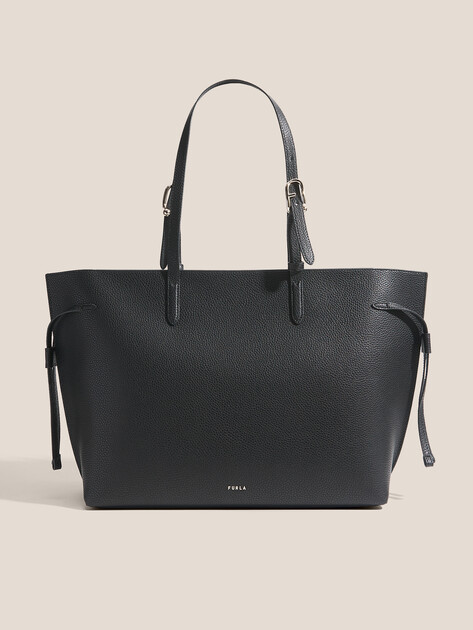 Женский тоут FURLA, Артикул FURLA AVA L TOTE W/ZIP, черный | 5009887. Ракурс 1