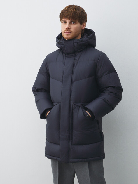 Мужской пуховик MARC O'POLO, Артикул 5000006393, темно-синий | 5012545. Ракурс 1