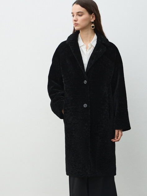 Женская шуба  MAISON DAVID, Артикул DIANA_ASTR, черный | 5012952. Ракурс 1