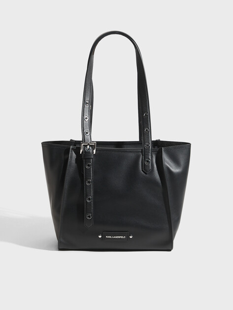 Женский тоут KARL LAGERFELD k/eyelets md tote, Артикул B2W30085, черный | 5012959. Ракурс 1
