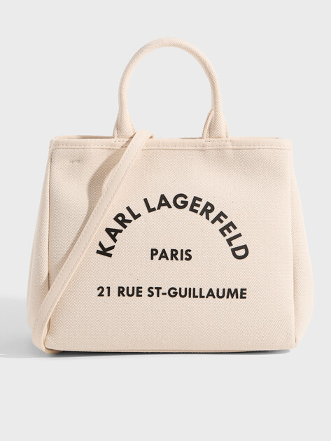 Женская сумка  KARL LAGERFELD k/rsg conv. trapeze mini shp, Артикул B2W50003, светло-бежевый | 5014326. Ракурс 1