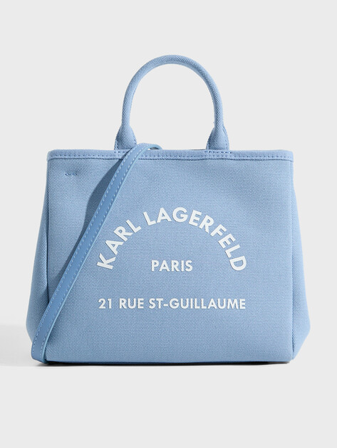 Женская сумка  KARL LAGERFELD k/rsg conv. trapeze mini shp, Артикул B2W50003, голубой | 5014328. Ракурс 1