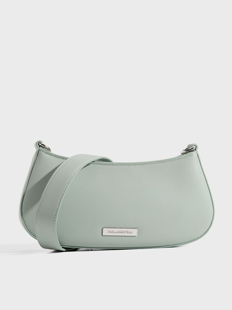 Женская сумка  KARL LAGERFELD ikon smooth outline sm shb, Артикул B2W30180, мятный | 5020412. Ракурс 1