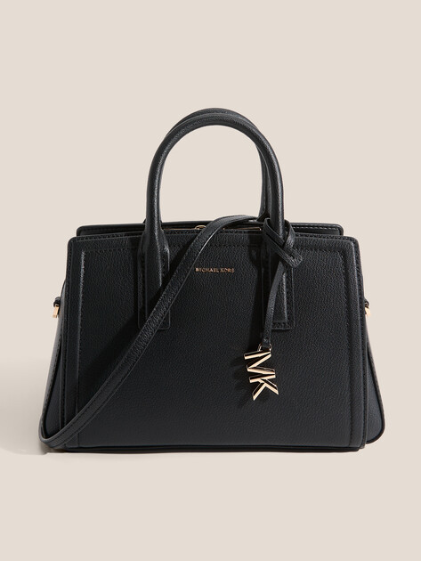 Женский тоут MICHAEL KORS SM SATCHEL, Артикул 30S5G9IS1L(K), черный | 5024725. Ракурс 1