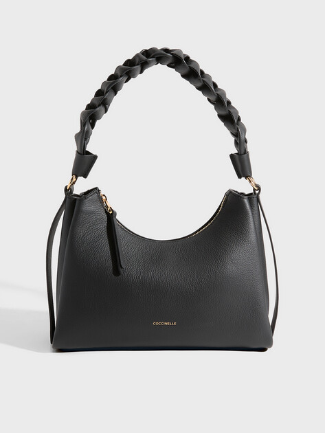 Женская сумка  COCCINELLE HANDBAG DOUBLE GRAINY LEATHER, Артикул E1 M50 13 03 01, черный | 5025978. Ракурс 1