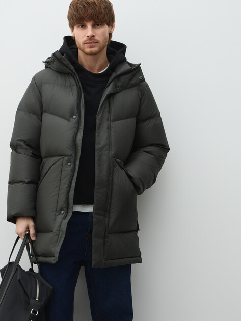 Мужской пуховик MARC O'POLO, Артикул 5000006393, темно-зеленый | 5028678. Ракурс 1