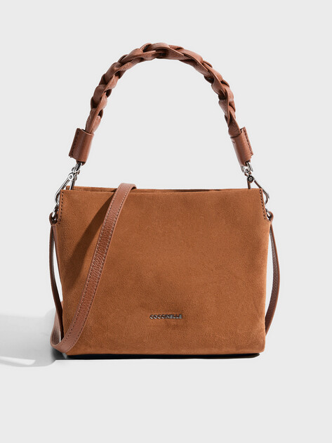 Женская сумка  COCCINELLE HANDBAG SUEDE LEATHER/GRAINED, Артикул E1 P6P 58 01 01, светло-коричневый | 5033850. Ракурс 1