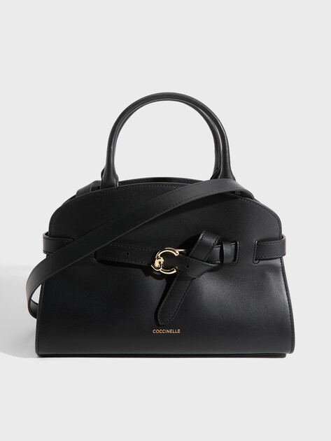 Женский тоут COCCINELLE HANDBAG SMOOTH LEATHER, Артикул E1 TLA 18 02 01, черный | 5034104. Ракурс 1