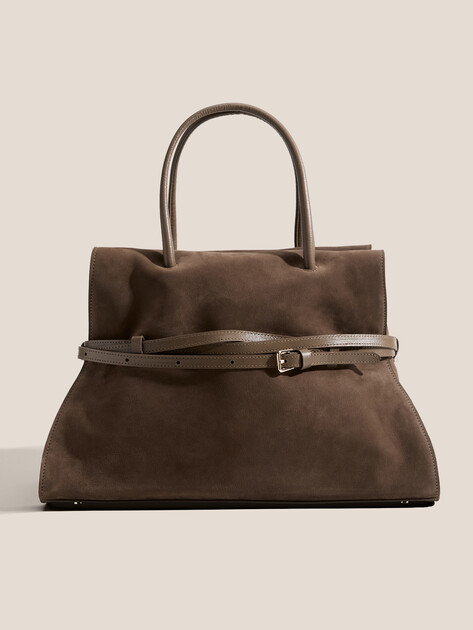 Женский тоут MAISON DAVID, Артикул NELLY, серовато-коричневый | 5035697. Ракурс 1