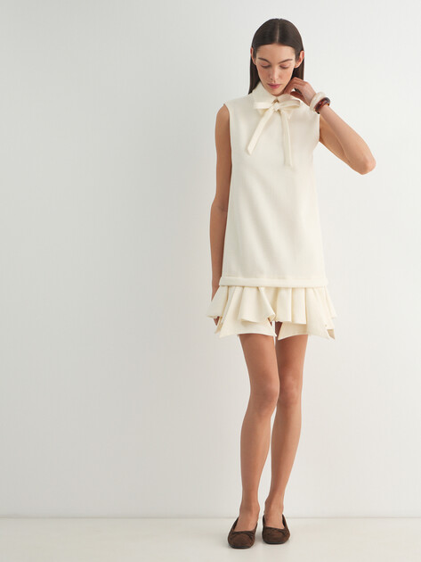 Женское платье LUMIQUE, Артикул LUM W25-014, молочно-белый | 5040880. Ракурс 1