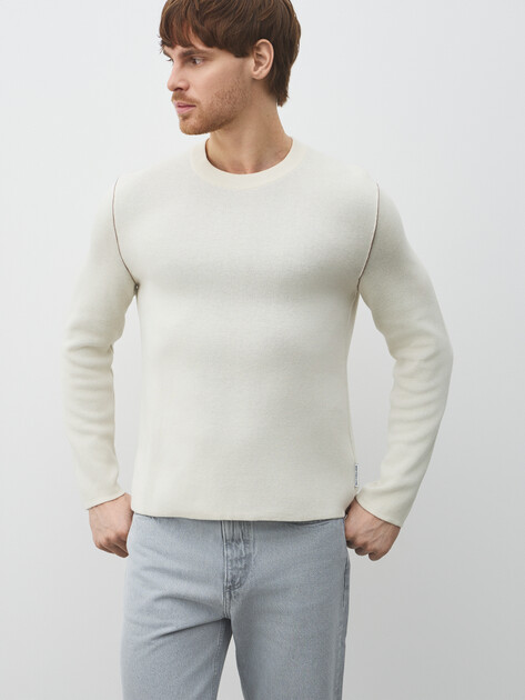 Мужской джемпер MARC O'POLO, Артикул 5000007630, молочно-белый | 5051312. Ракурс 1