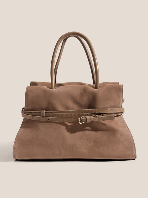 Женский тоут MAISON DAVID, Артикул NELLY, бежевый | 5057988. Ракурс 1