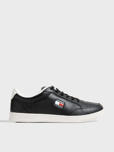 Мужские кеды TOMMY JEANS TJM CUPSOLE LONG SNEAKER, Артикул EM0EM01707, черный | 5063902. Ракурс 1