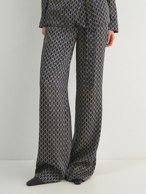 Женские широкие брюки  MARCIANO BY GUESS ELIDA PANTS, Артикул 6RGB087435A, черный | 5087695. Ракурс 1