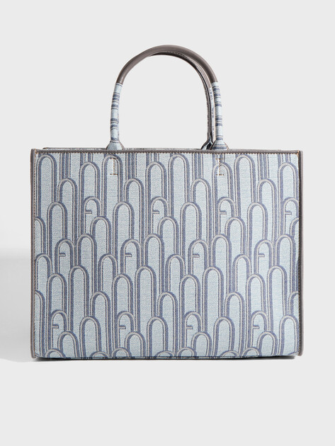 Женский тоут FURLA, Артикул FURLA OPPORTUNITY L TOTE, светло-голубой | 5089252. Ракурс 1
