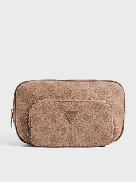 Мужская поясная сумка GUESS MILANO BUMBAG, Артикул HMMILOP6398, темно-бежевый | 5094190. Ракурс 1