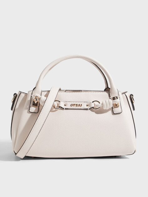 Женский тоут GUESS CAMELIA 3 COMP SATCHEL, Артикул HWBG9742060, молочно-белый | 5094245. Ракурс 1